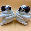 Kawaii Plush Toys 10/14Cm Ugly And Cute Sand Dog Sitting Pug Dogs Toy Stuffed Dolls For Kids Children Birthday Gift