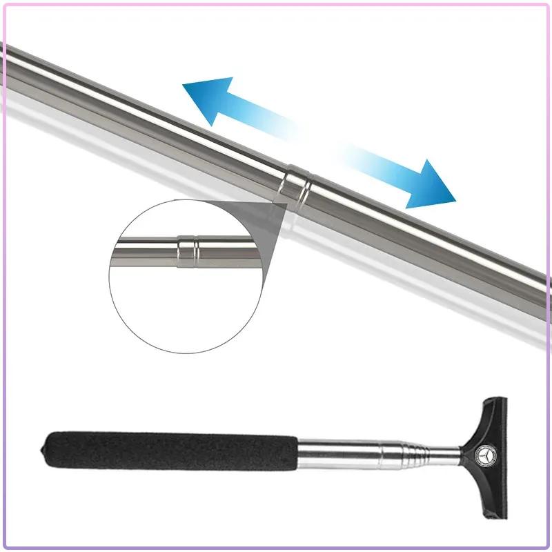 AABIG1 Car Rearview Mirror Wiper Glass Anti-raining Window Cleaning Tool Stickers For Mercedes Benz AMG W204 W213 W205 W211 W212 W176