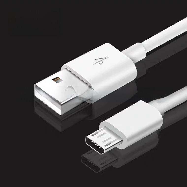 Кабель для зарядки Micro USB, 80 см, белый – совместим с устройствами Android, внешними аккумуляторами