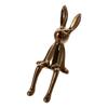 Ceramics Rabbit Ornament Silver/White/Gold Table Decoration Ornaments New Ceramic Ornaments  Home