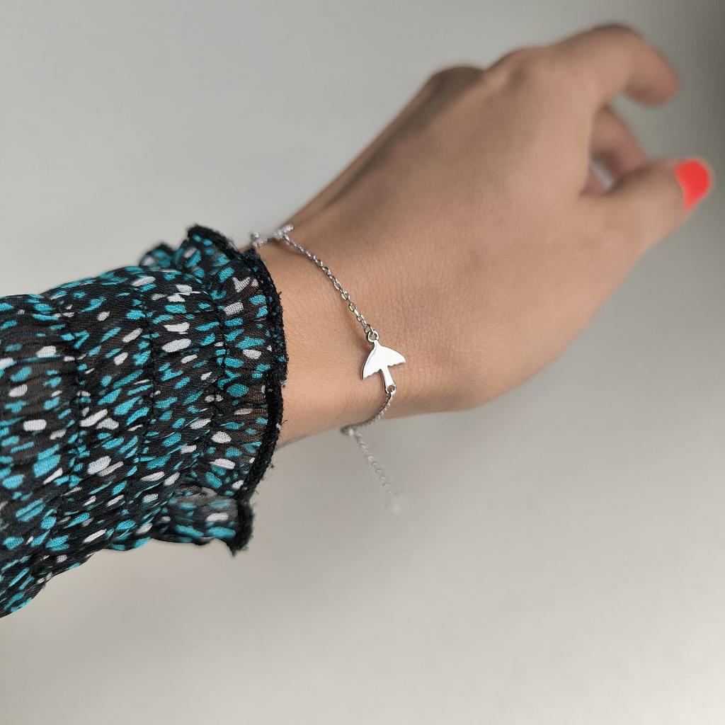 Silver Bracelet Without Stones, Product Weight 2.09 Gr (2183877)