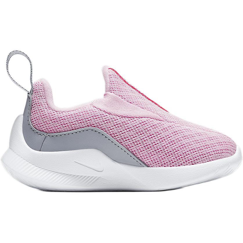 Nike Viale Удобные Нескользящие и Дышащие Низкие Детские Туфли Розовый/Серый Для Младенцев и Малышей AH5558-600
