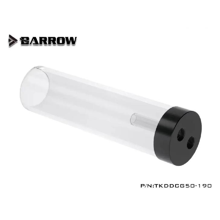 Barrow 50mm Diameter Acrylic Cylindrical Tank Transparent Wall 60/90/140/190/240mm Length Water Cooling Reservoir DDC/TKDDCG50