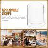 Cylinder Glass Holder Clear Shade for Pillar Candles Sturdy Elegant Decorative Use Home Party Wedding Banquet