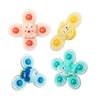 Top Baby Games Finger Spinner Suction Cup Toy Baby Spin Top Bath Toys Bathing Sucker Spinner
