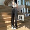 Летние женские широкие брюки женские свободные повседневные брюки с разрезами из тонкой сетки прямые брюки
