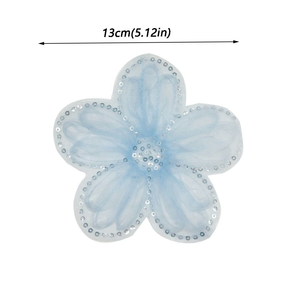 Corsage Organza Floral Patch Mesh Lace Wedding Dress Applique Clothing DIY Accessories