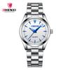 New TOP Brand Luxury Men's Watch With Box Business Watch 006A Stainless Steel Strap Men's Quartz Watches