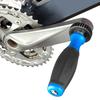 Bicycle Simulated Pedal Wrench Heavy Duty MTB Mountain Road Bike Rear Derailleur Speed Chainwheel Threaded Dummy Pedal Tools Bike Repair Accessories