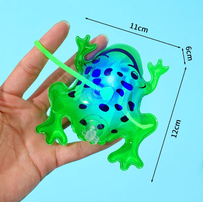 Inflatable Mini Frog Pendant: Luminous Decompression Toy