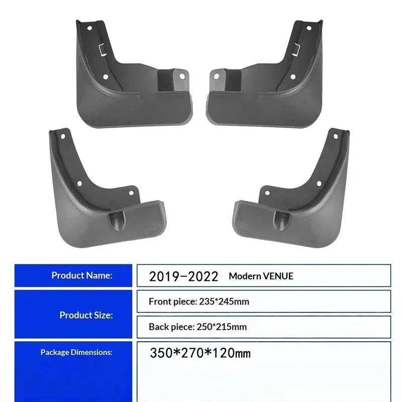Front and Rear Wheel Special Fender Splash Protection Device for - Hyundai VENUE Car It Is Suitable