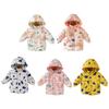 Kids Winter Warm Hooded Coat Boys Girls Windproof Down Jacket