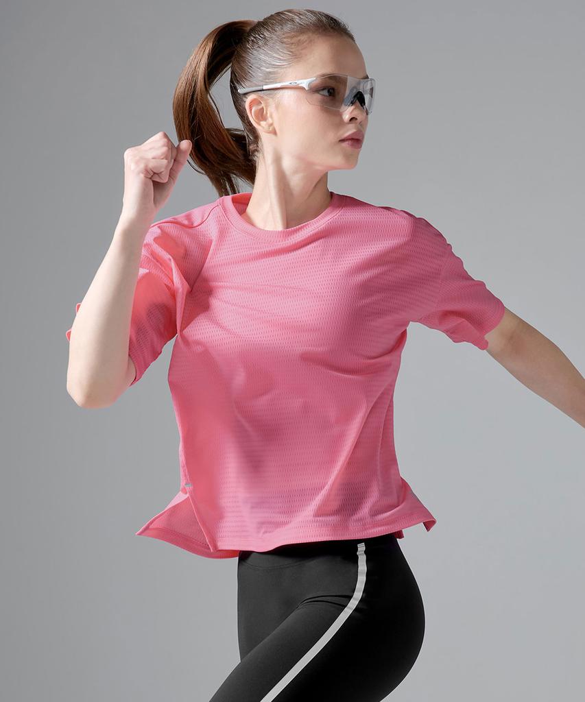 XEXYMIX Rx All-Mesh Slit Short Sleeve Xfk3Ts1003