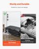 Flood Barrier, 10 Pack, 430 x 830 mm Flood Bags with Bucket, Reusable Water Absorbent Barrier Activated by Water, Sandless Sandbags Blockage, Flooding
