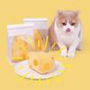 Игрушка для домашних животных, креативная форма, износостойкая, привлекательная игрушка для щенка, котенка, моделирование сыра