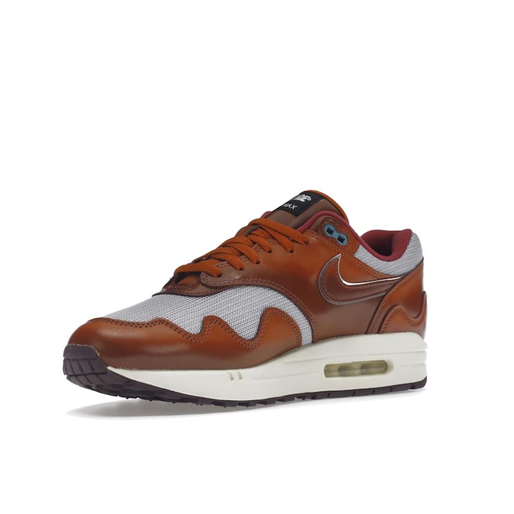 Nike Кроссовки унисекс Patta x Air Max 1 Dark Russet Коричнево-серебристый металлик DO9549-200