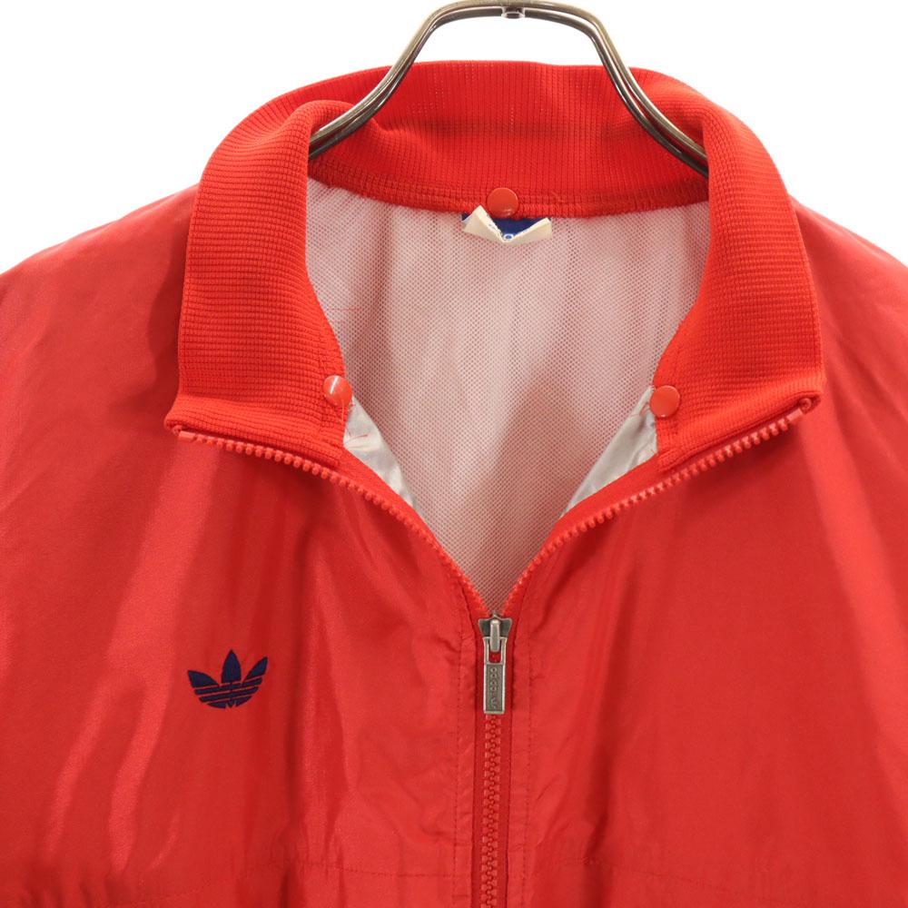 Adidas 70-е Винтаж Западная Германия бирка сделано Descente Логотип Трилистник Нейлоновая куртка Мужская Б/У