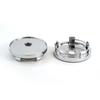 4Pcs Universal Wheel Tire Parts Car Hub Center Covers Dust-proof ABS Plastic Hub Center Cover 60mm Black Silver Wheel Hubcap