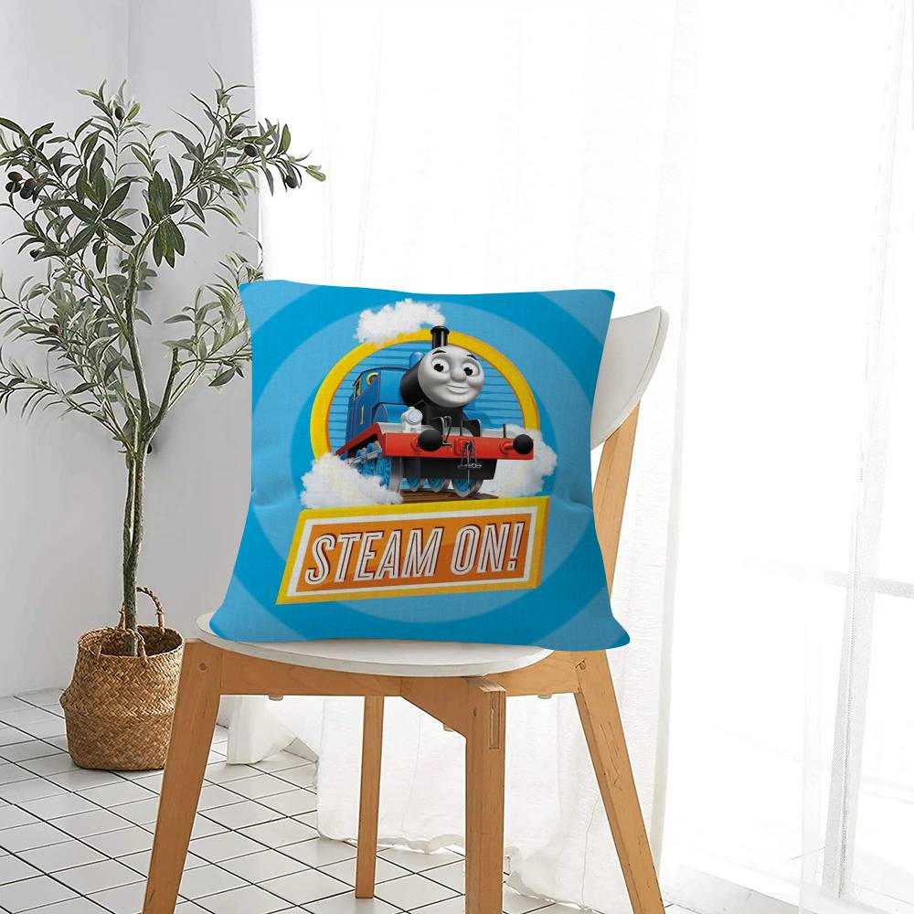Cartoon Thomas The Train Square pillow cover sofa cushion cover home room decoration children gift