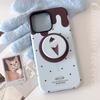 Магнитный держатель Чехол для iPhone 16promax iPhone 14 Подходит для 13 Филадельфийское мятное мороженое Лето
