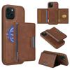 For iPhone 15 Magnetic Case BETOPNICE Leather Phone Cover Kickstand with Detachable Card Bag