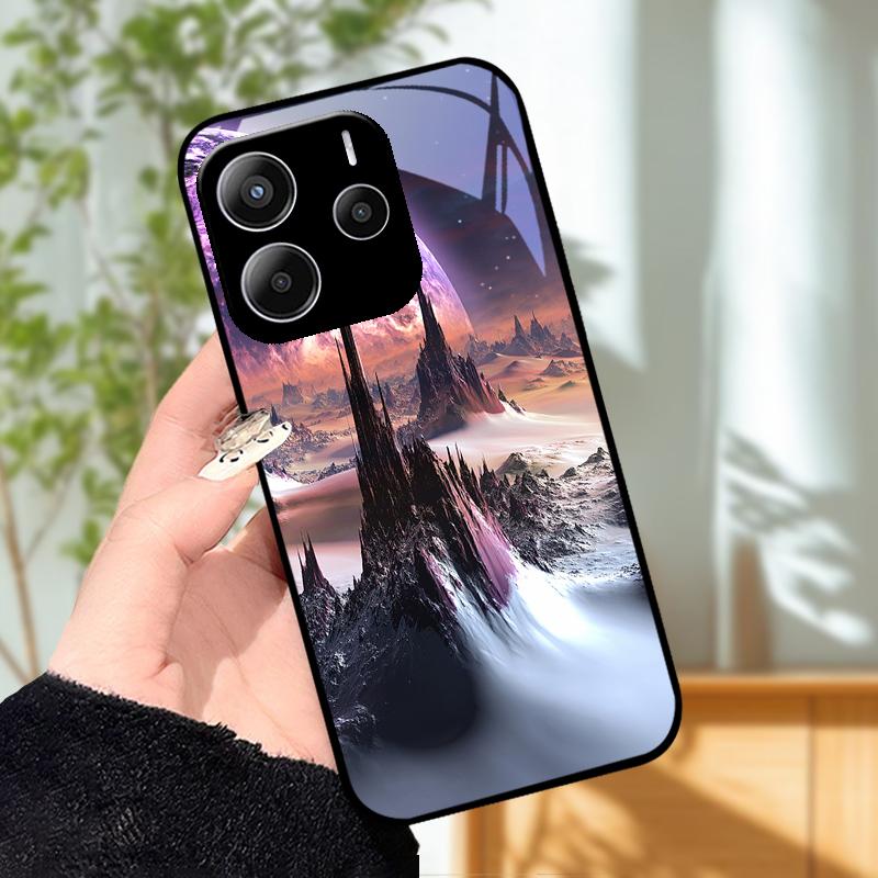 Стеклянный Чехол Для Телефона Для Redmi Note 14 Pro 4G 5G Закаленное Стекло Чехол Для Телефона Для Redmi Note14 Pro+ Funda 14Pro Plus 5G Защитные Чехлы