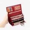 Women Wallet Crocodile Pattern Fashion PU Leather Credit Card Holder Zipper Coin Purse Female Clutch Money Bag