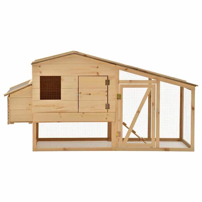 Maison Exclusive - Poulailler Bois de pin massif 178x67x92 cm