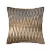 Earth Toned Wavy Zigzag Pillowcase Soft Polyester Cushion Cover Decorative Zig Zag Throw Pillow Case Cover Home Zippered 18"
