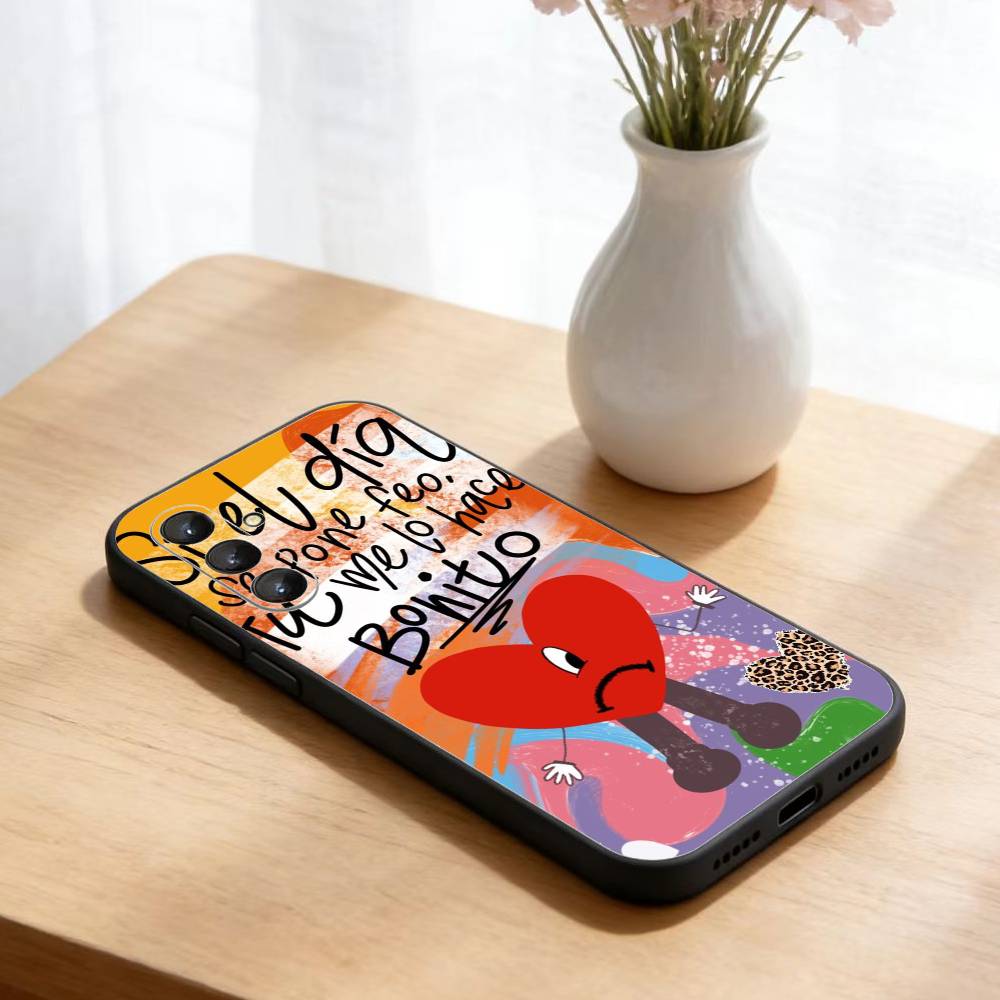 Bad Bunny Maluma Phone Case For Samsung Galaxy A73,A72,A71,A70,A52,A51 Others Soft Black Cover