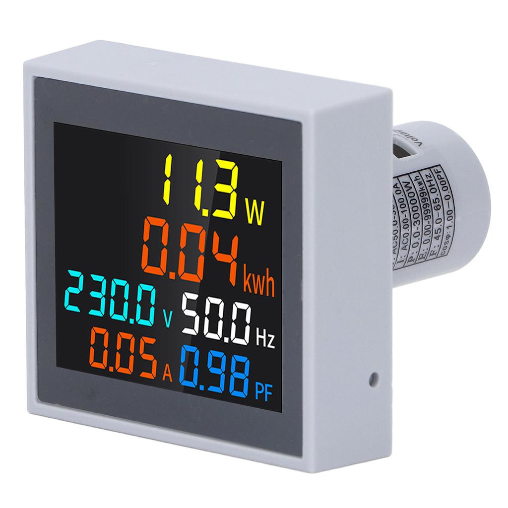 Многофункциональный цифровой измеритель 6 в 1 Монитор переменного тока, напряжения, мощности, частоты для дома SPM004