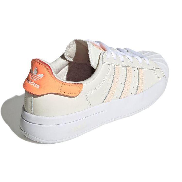 adidas Originals Superstar Ayoon Кожаные Низкие Кроссовки Унисекс Кроссовки Белый Оранжевый GW9588