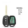 Автоключ дистанционного управления для Toyota Yaris 2012-2014, RAV4 2014-2015 (замена) / B71TA / 433 МГц / чип GH