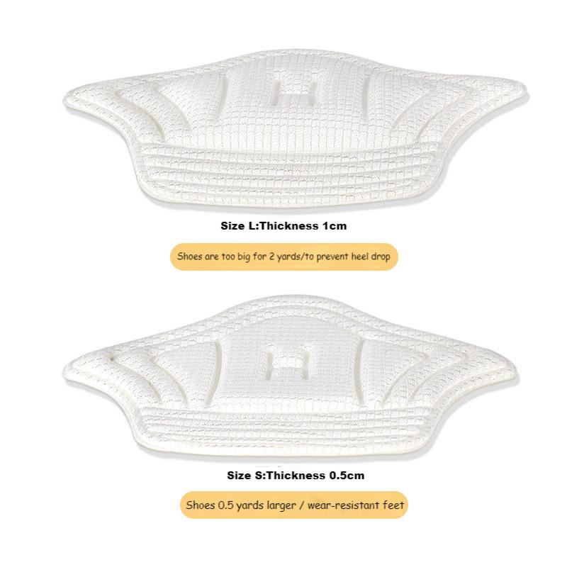 NO.8 2Pcs Unisex Insoles for Shoes Sport Running Shoe Pads Adjust Size Heel Protector Sticker Pain Relief Patch Foot Care Inserts