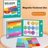 Magnetic Fraction Tiles Circles Book Percentage Decimal Fraction Learning Math Manipulatives Teaching Aid Educational Fraction Puzzle
