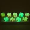 6Pcs Cute Luminous Animal Lucky Cat Miniatures Glow In the Dark Ornament Moss Terrarium Micro Landscape DIY Fairy Garden Decoration