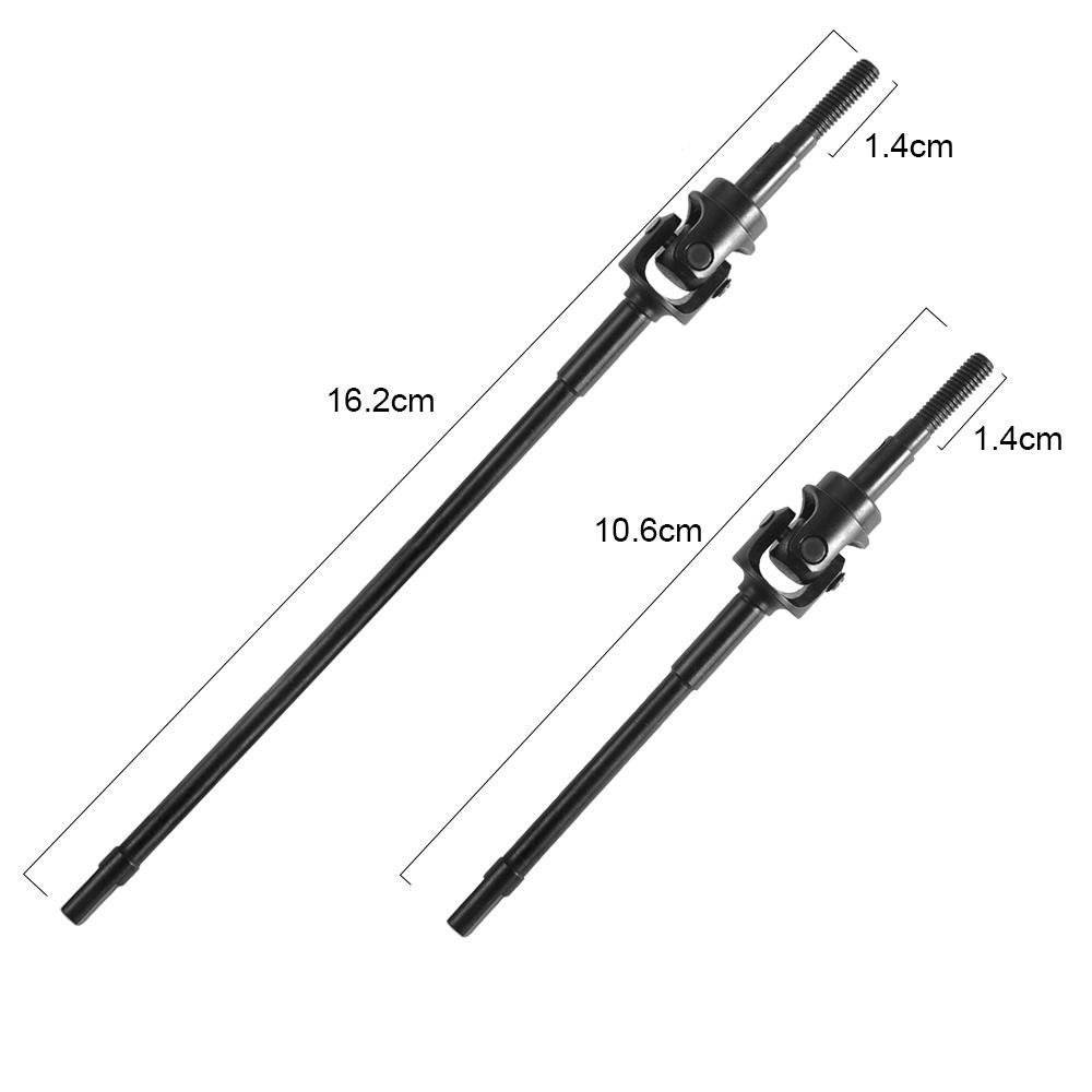 AXSPEED Front & Rear CVD Drive Shaft Axle Universal Joint Straight Shaft for Axial Wraith 90048 RR10 1/10 RC Crawler Car Parts