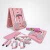 Interactive board FOR Pilates fitness cardio pilates board multifunctional folding FOR exercises with resistance bands pink