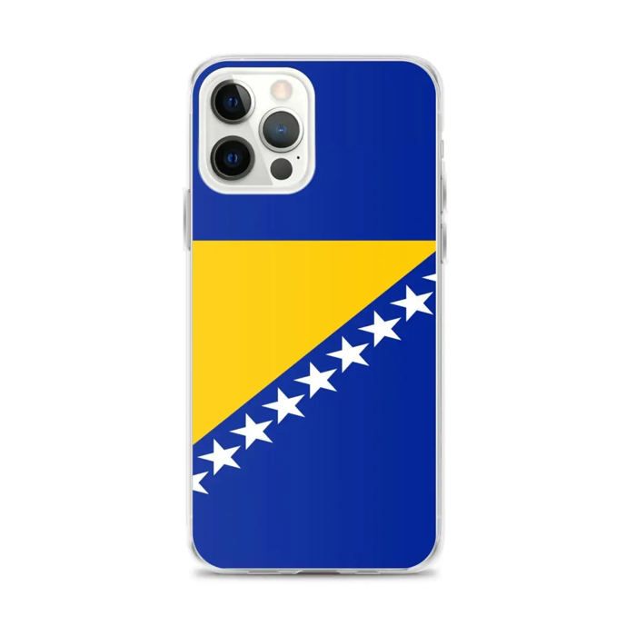 Coque Télephone Drapeau Bosnie-Herzégovine - iPhone 12 Pro Max
