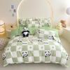 Twill Abraded Thickened Bed Four-piece Set Three-piece Set Bed Sheet Quilt Cover Pillowcase