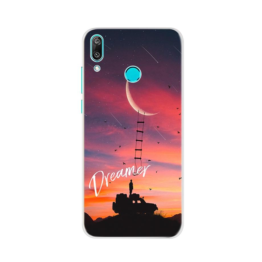 Чехол для Huawei Y7 2019 Силиконовый Мультяшный ТПУ Чехол для Телефона Для Huawei Y7 2019 DUB-LX1 DUB LX1 LX2 LX3 Y 7 Prime Pro 2019 Чехол