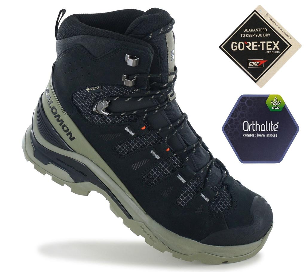 SALOMON Quest 5 GTX GORE-TEX - Мужские походные ботинки Черные 479571 ОРИГИНАЛ