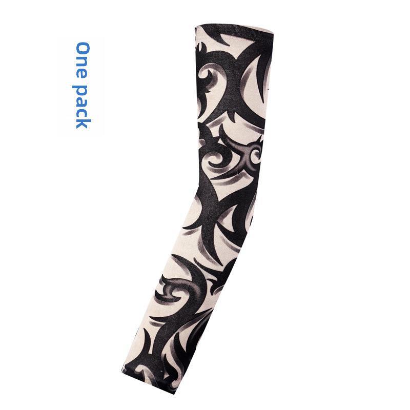 Унисекс бесшовный цветочный тату рукав на руку: Защита от солнца при езде на велосипеде и вождении