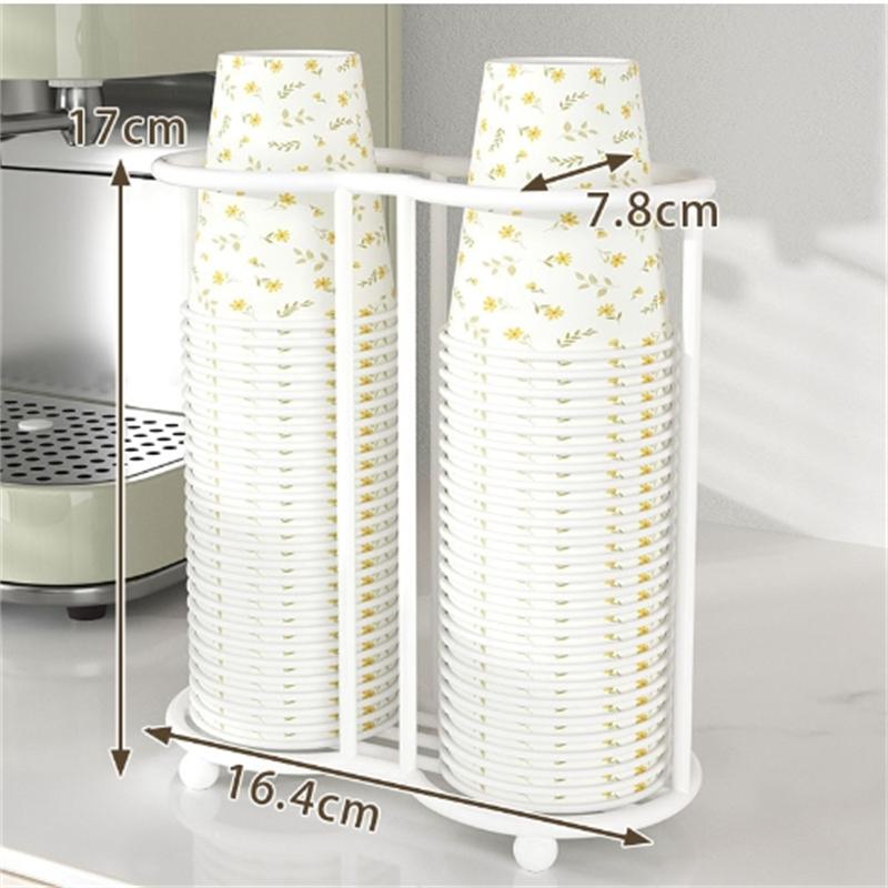 1 шт. одноразовый держатель для стакана в кофейне, стойка для хранения стаканов, многофункциональный держатель для бумажных стаканов, держатель для стакана на барной стойке с трубочкой