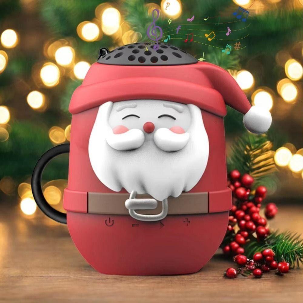 Rich Bass Santa Claus Bluetooth Speaker Waterproof Wireless Speaker Student Use