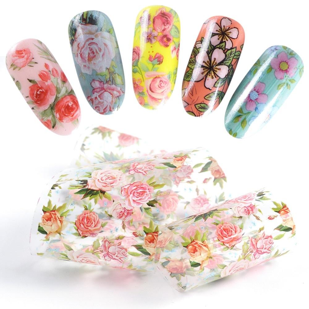 Наклейки на ногти-сьемный маникюр