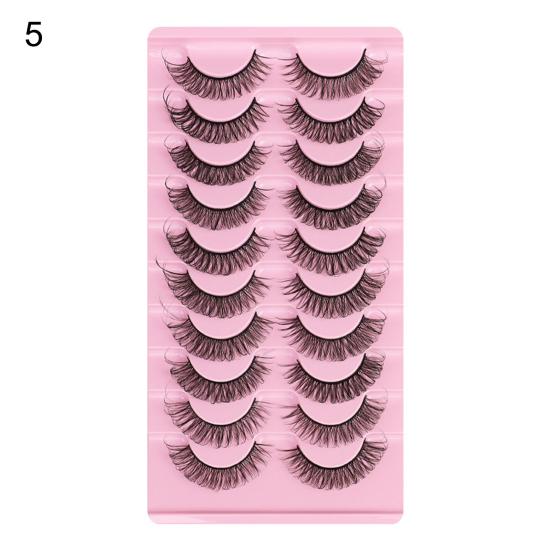 10 пар модных 3D-эффектов, длительный срок использования, преувеличенные накладные ресницы, натуральные, грязные, накладные ресницы, инструмент для макияжа красоты
