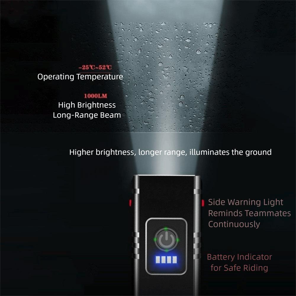 Smart Sensor LED Bike Front Light Bright Light Bicycle Front Lamp Night Riding