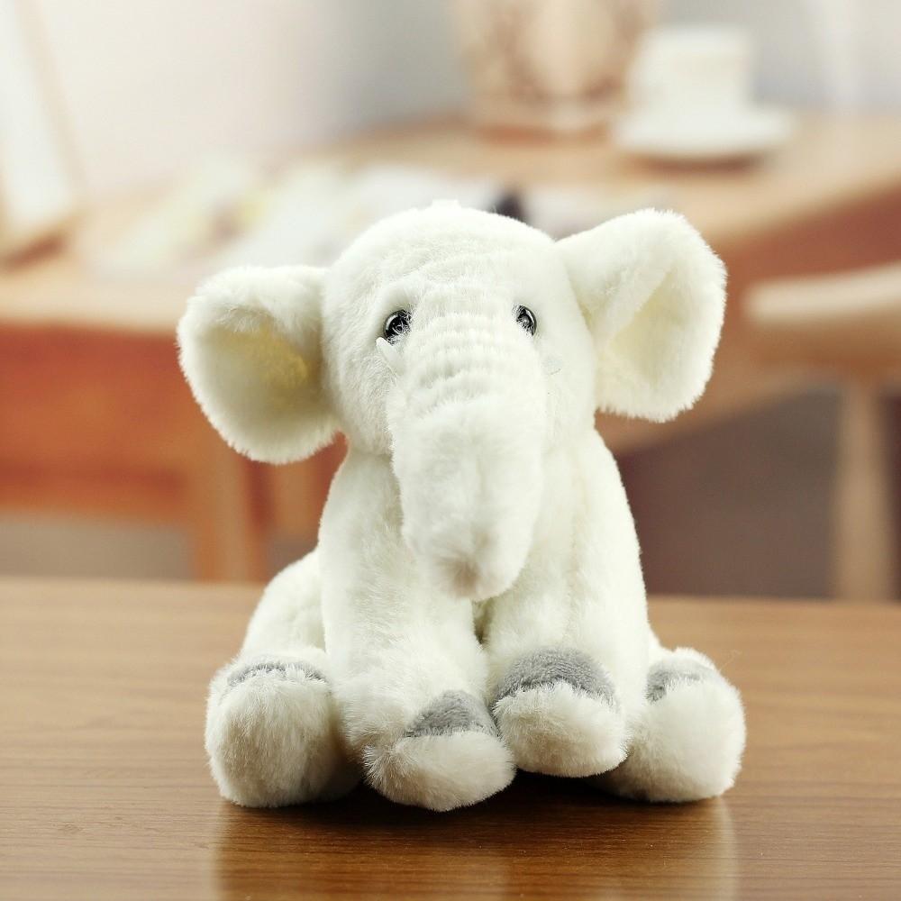 Soft Elephant Keyring Cute Cartoon Animal Bag Pendant Trinket Plush Stuffed Keychain  Kids