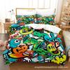 Модная технология печати, 3D цифровая печать, постельное белье, пододеяльники, наволочки, комплекты из трех предметов